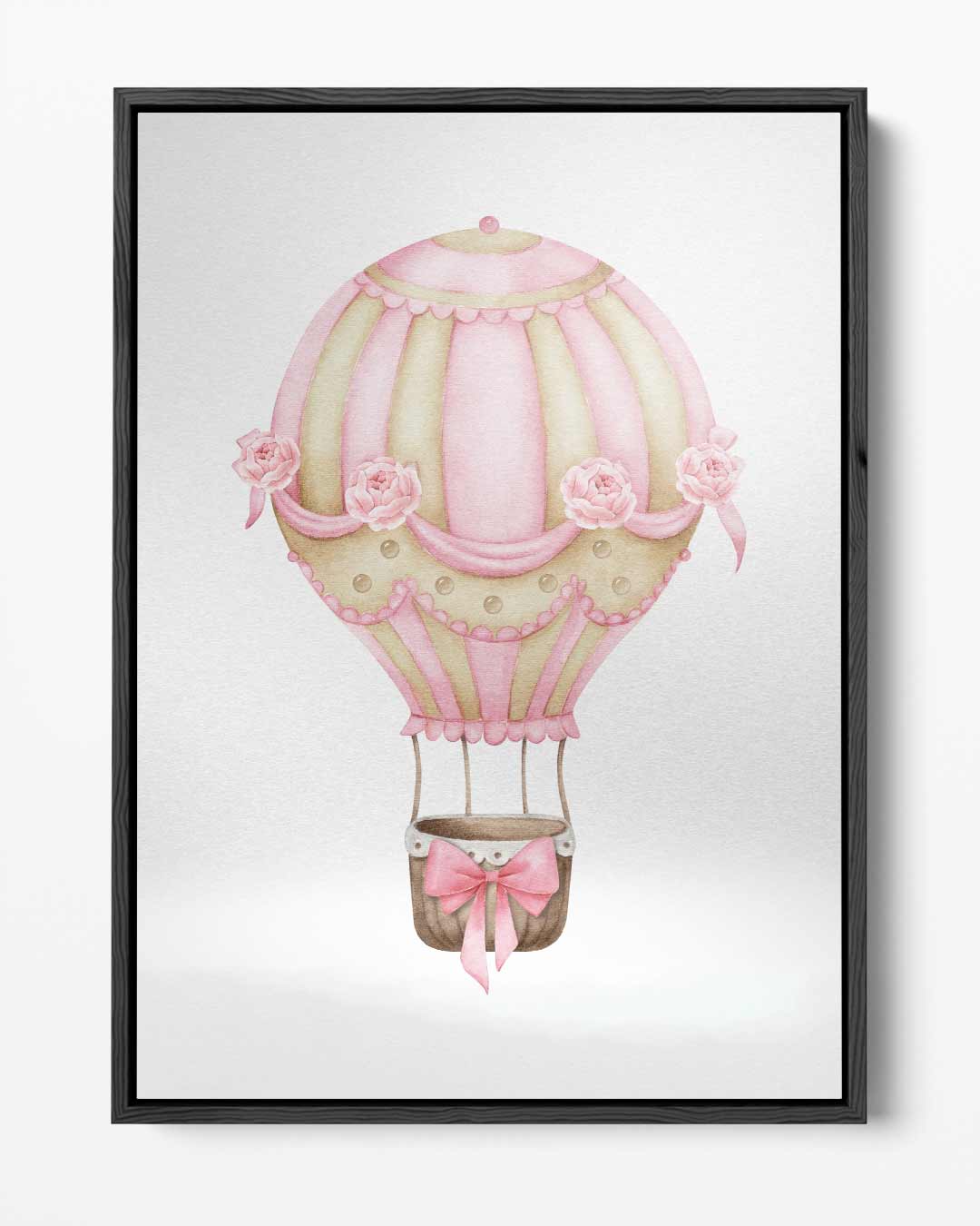 Droomluchtballon in Pastel Kunstwerk-canvas-dibond-plexiglas-wanddecoratie-WallArtistic