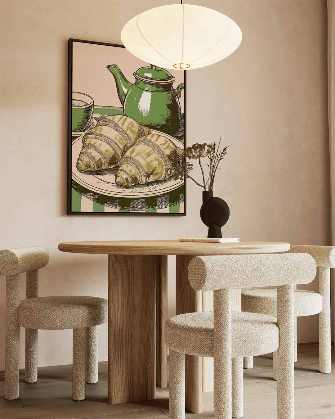 Ontbijt in Stijl Kunstwerk-canvas-dibond-plexiglas-wanddecoratie-WallArtistic