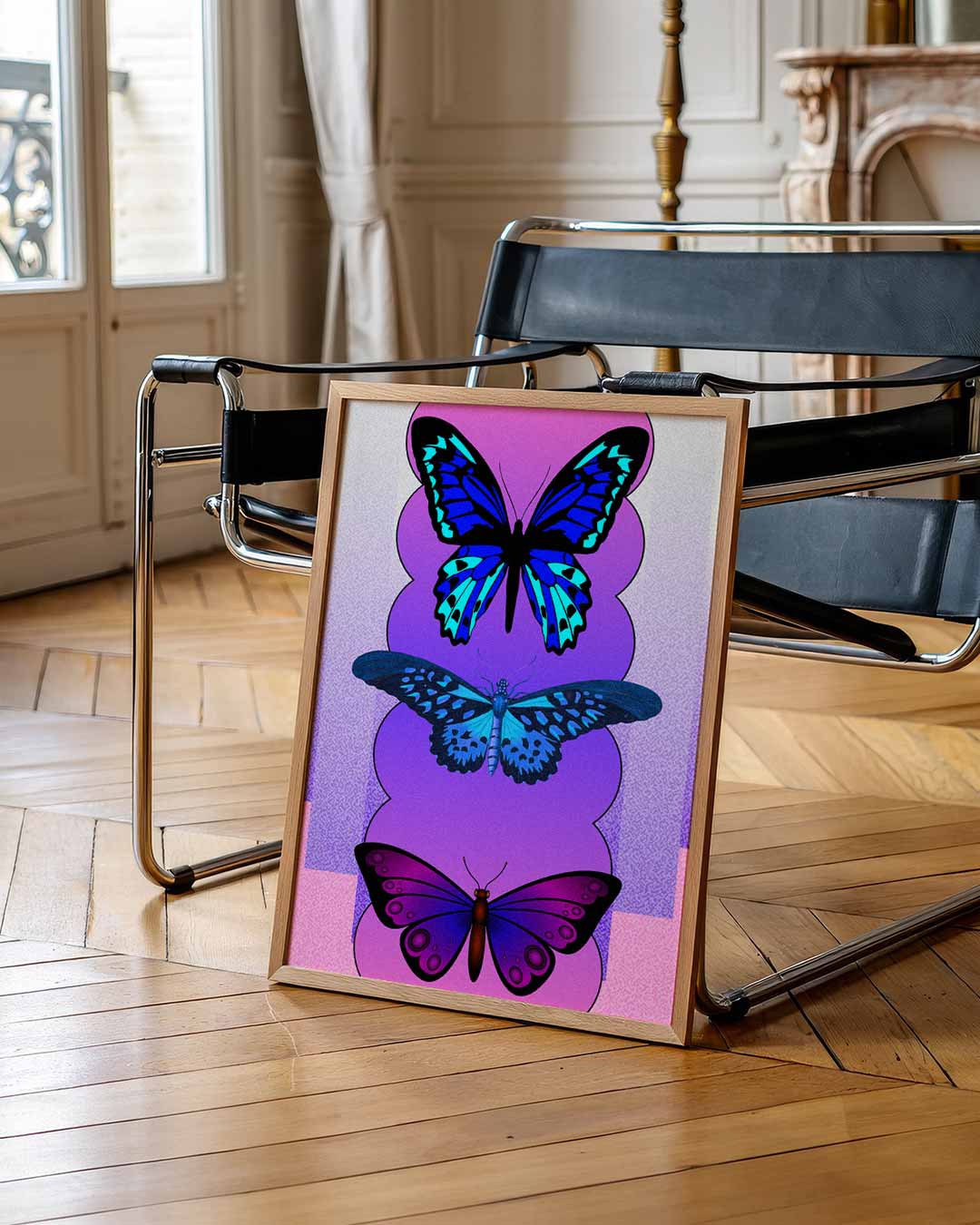 Vlinders in Kleur Poster