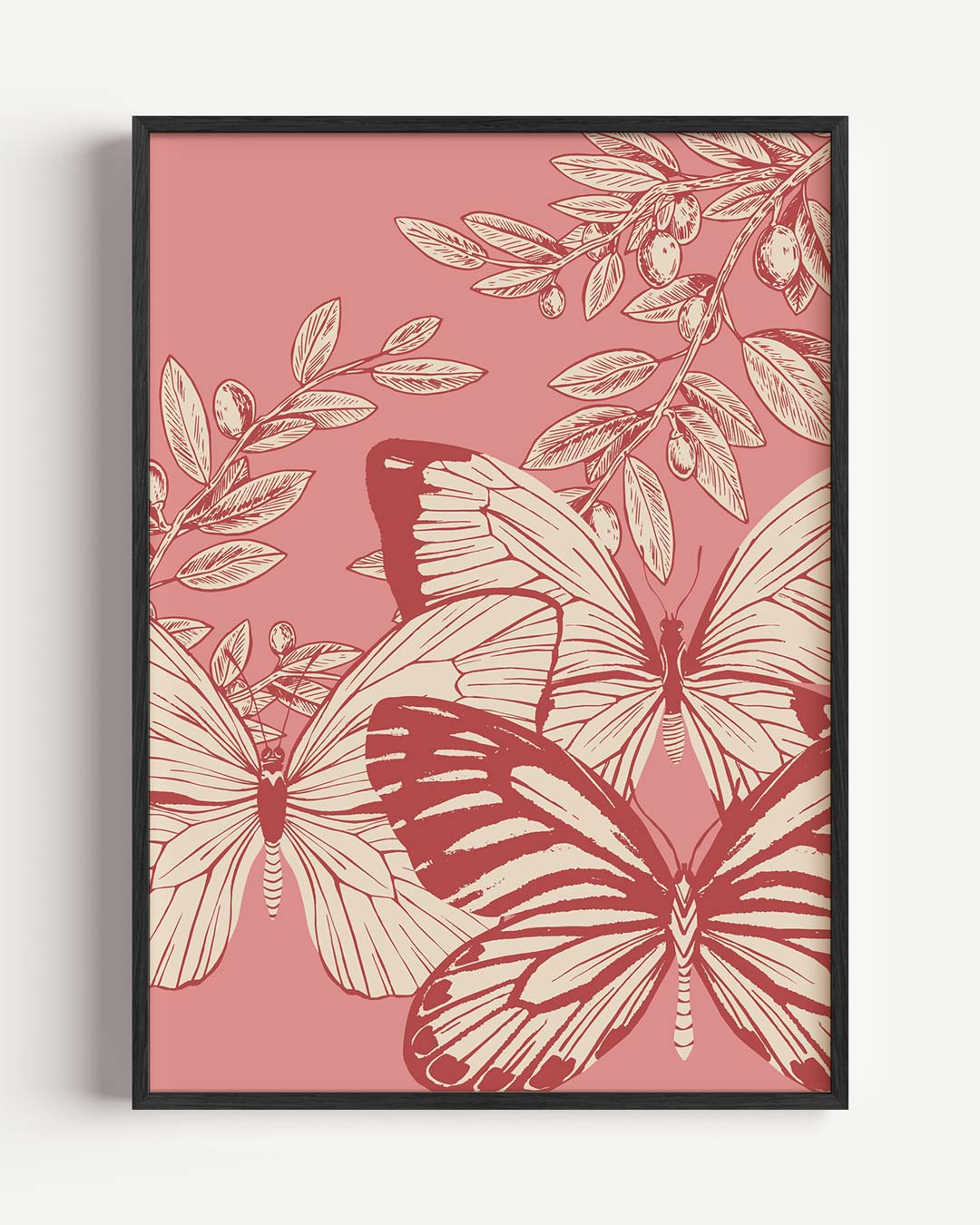Vlinderdroom Wanddecoratie Poster