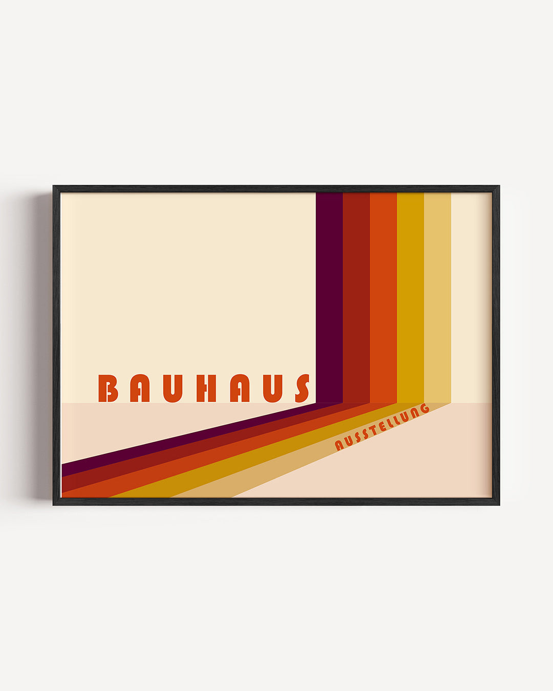 Kleurvlakken en lijnen Poster
