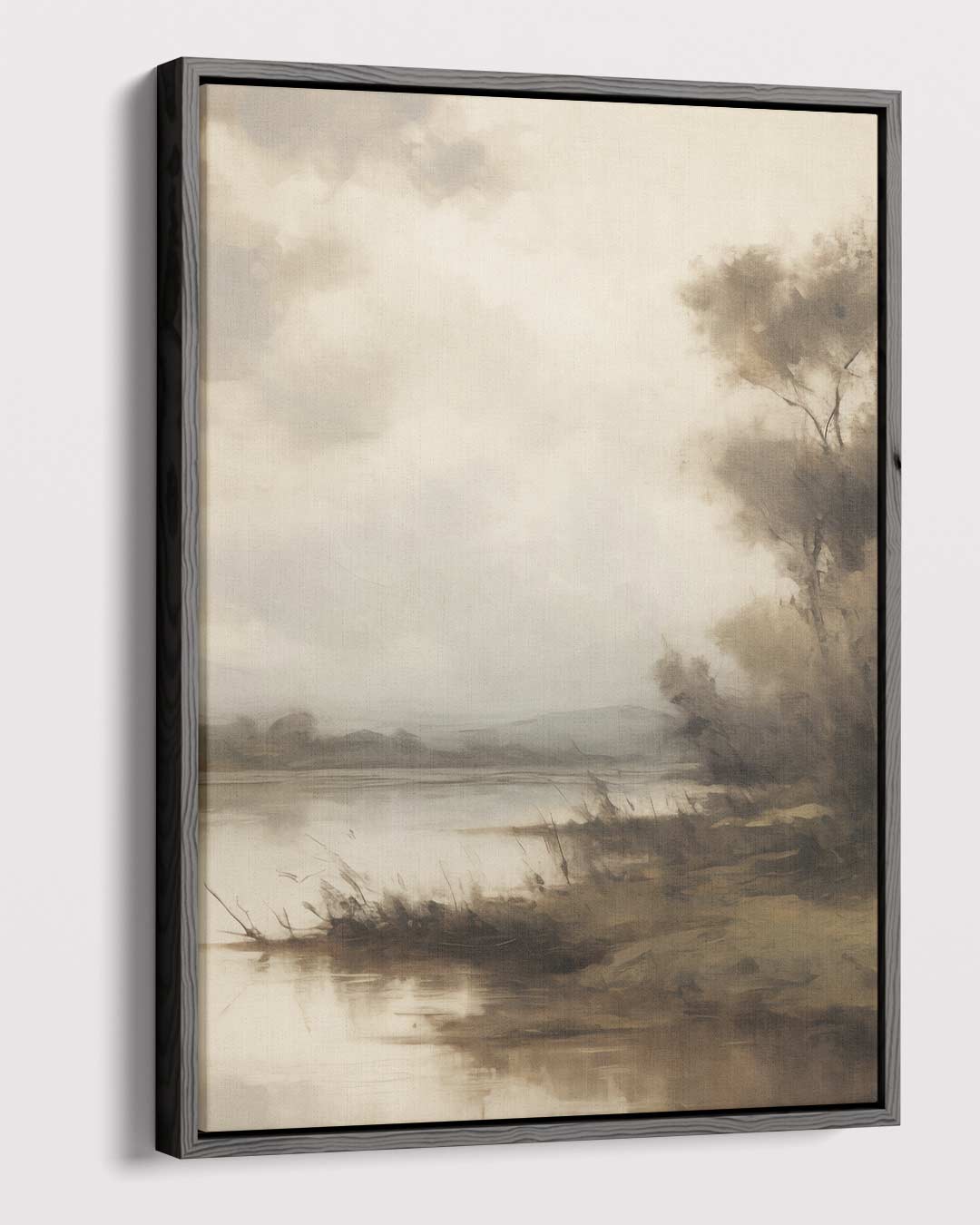Rustieke Rivieroever Kunstwerk-canvas-dibond-plexiglas-wanddecoratie-WallArtistic