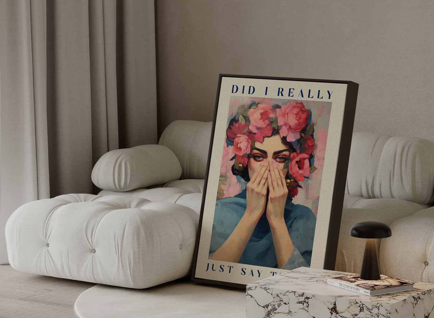Bloemen Ondertussen Kunstwerk-canvas-dibond-plexiglas-wanddecoratie-WallArtistic