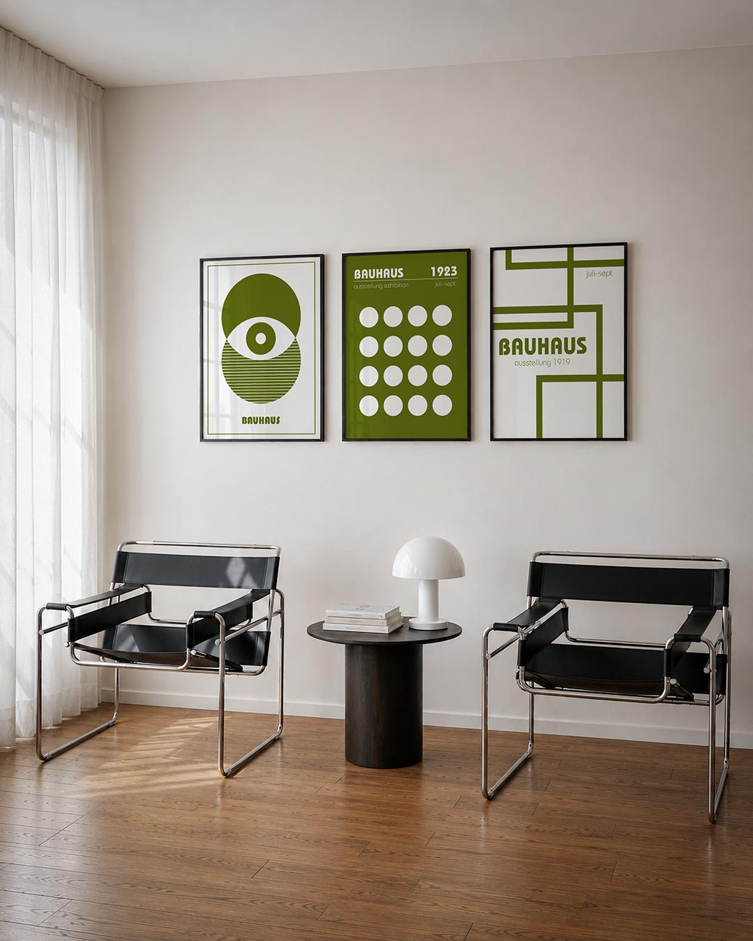 Cirkel en strepen Posterset