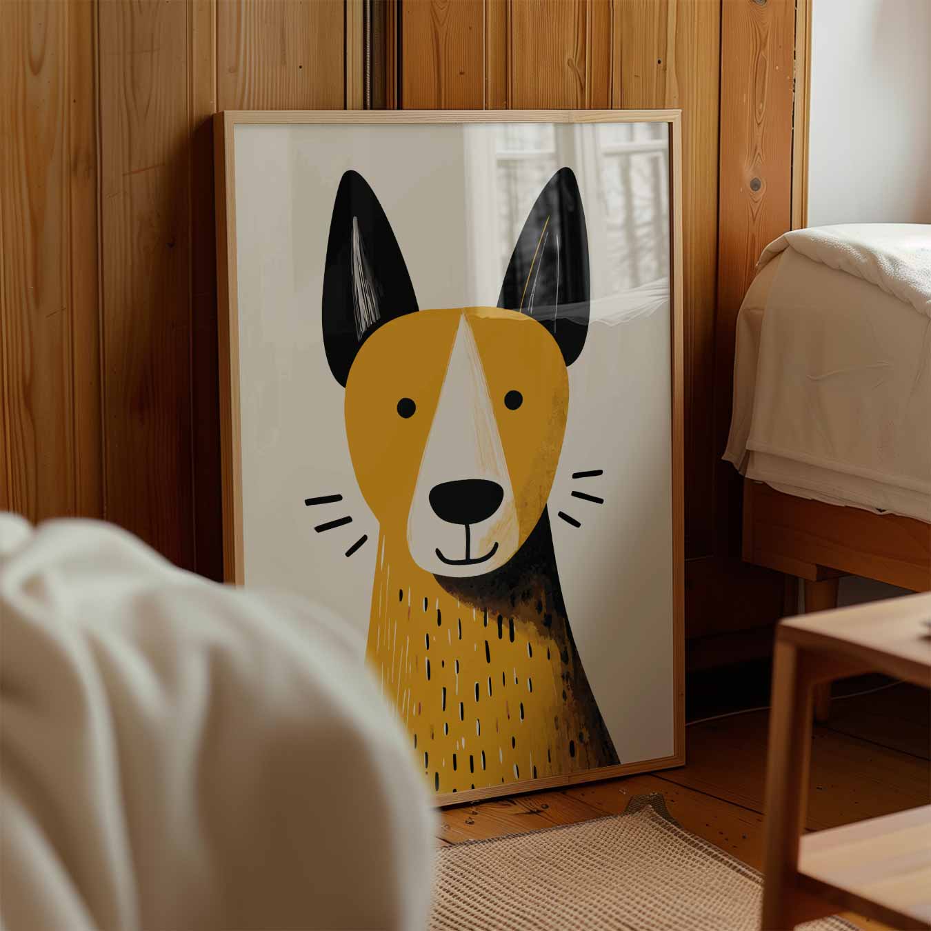 Schattige Hondenportret Poster