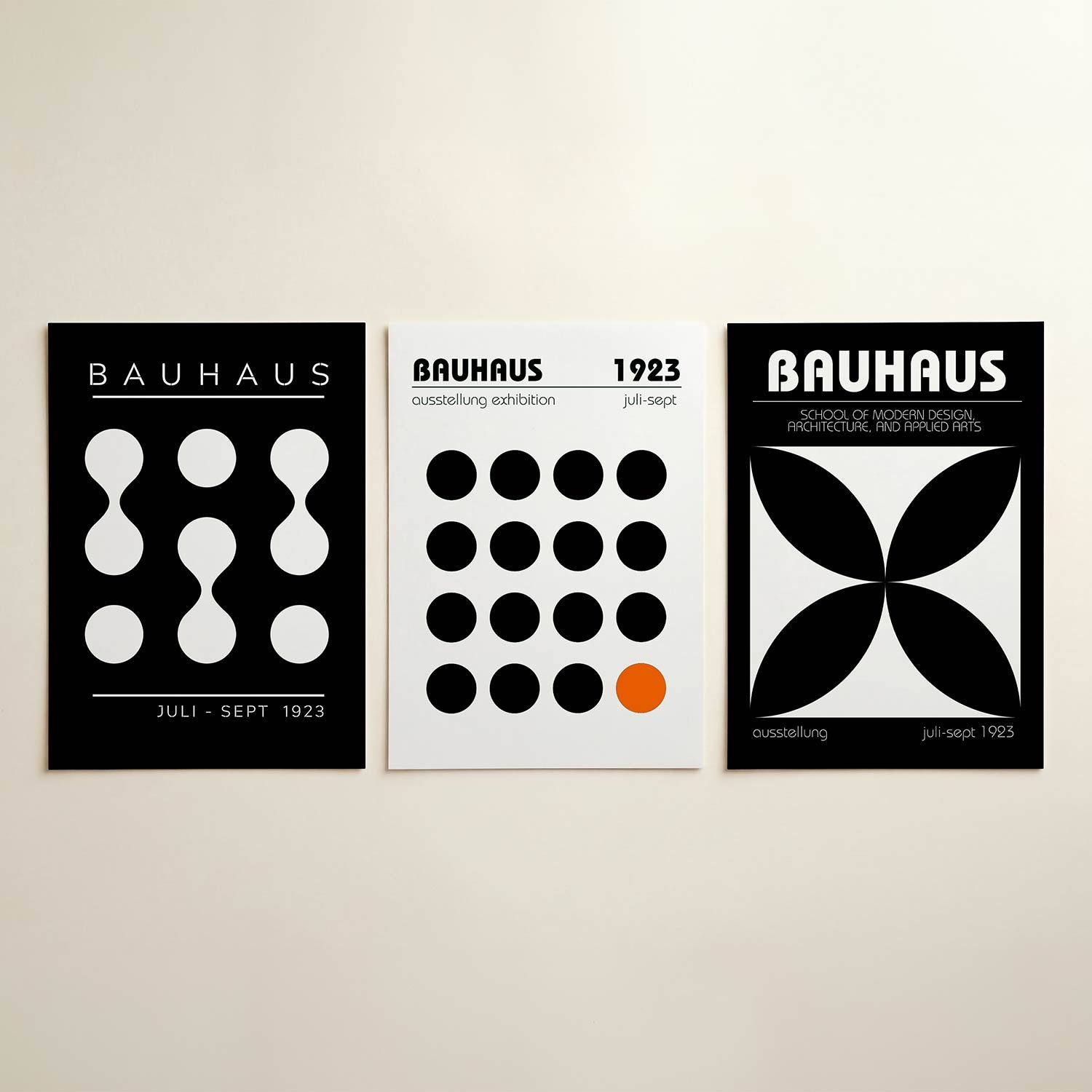 Vormen en vlakken Posterset
