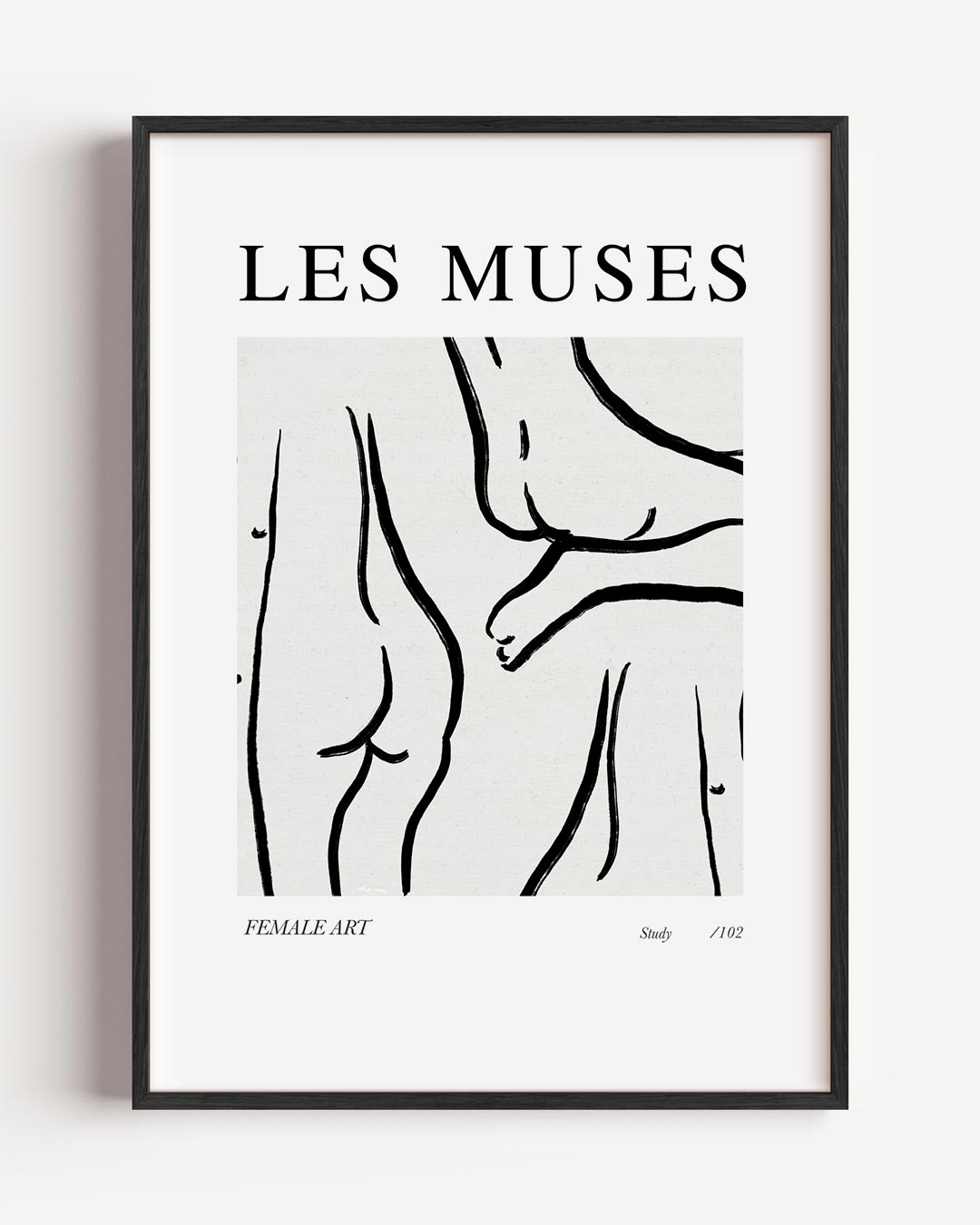 Les Muses: Kunstzinnige Studie Poster-WallArtistic