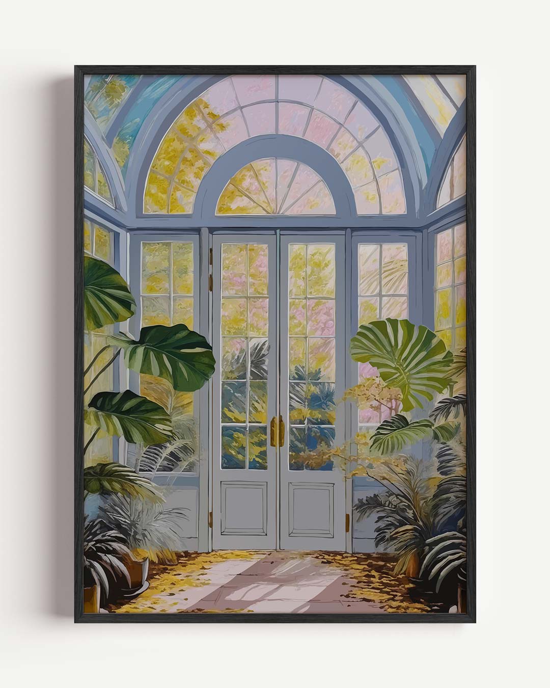 Dromerige Serre Met Planten Poster