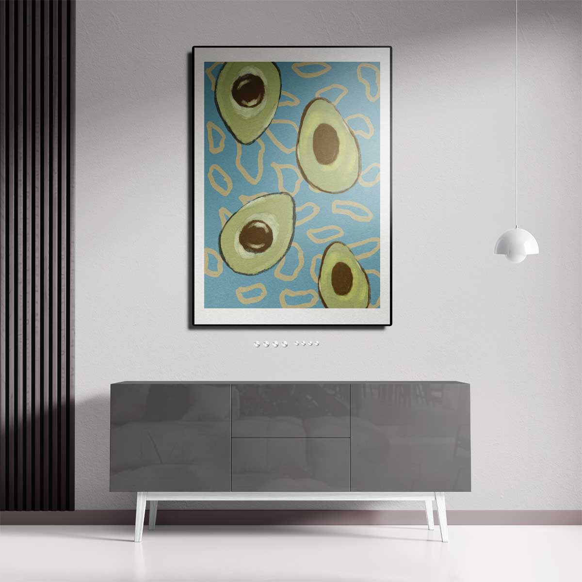 Avocado Droom Kunstwerk-canvas-dibond-plexiglas-wanddecoratie-WallArtistic