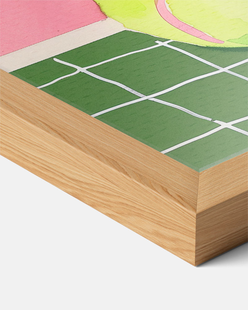 Tennis in Pastel Poster-WallArtistic