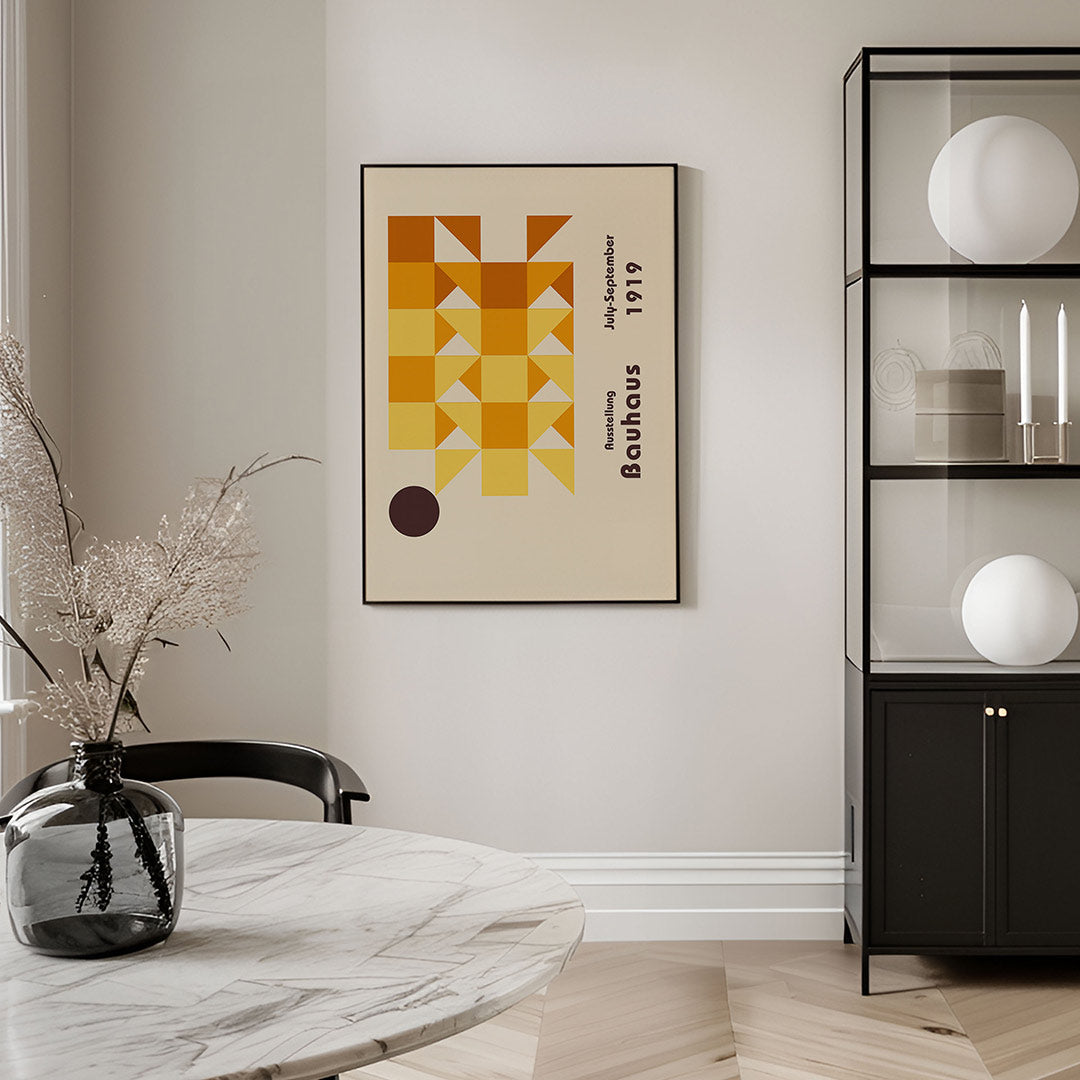 Vormritme en kleur Poster
