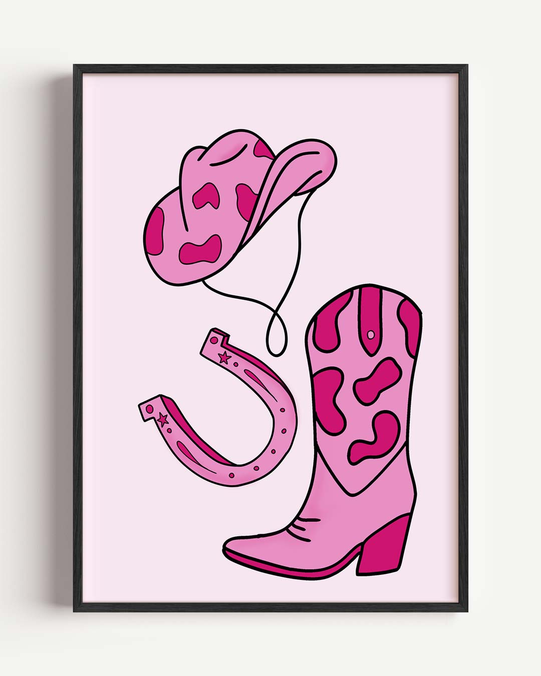Stoere Western Stijl Poster