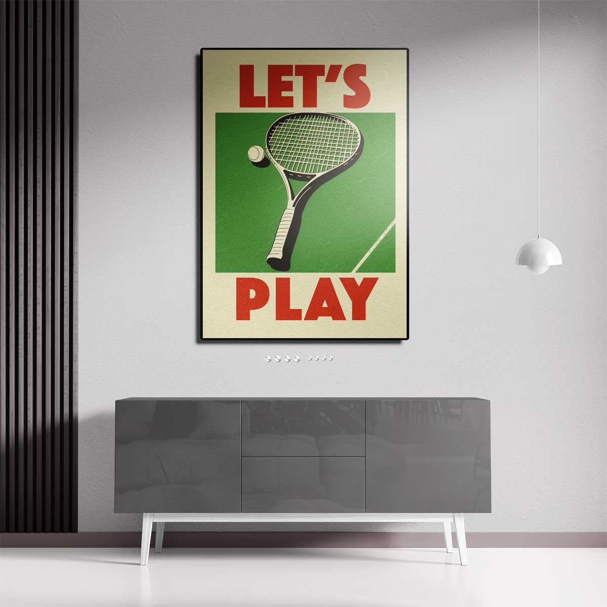 Speelplezier Tennis Kunstwerk-canvas-dibond-plexiglas-wanddecoratie-WallArtistic