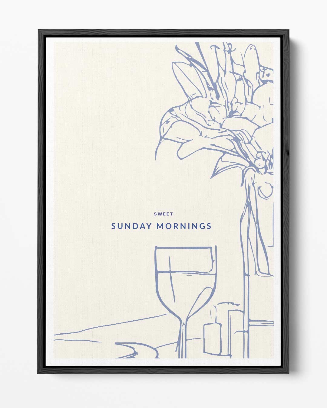 Sweet Sunday Mornings Kunstwerk-canvas-dibond-plexiglas-wanddecoratie-WallArtistic