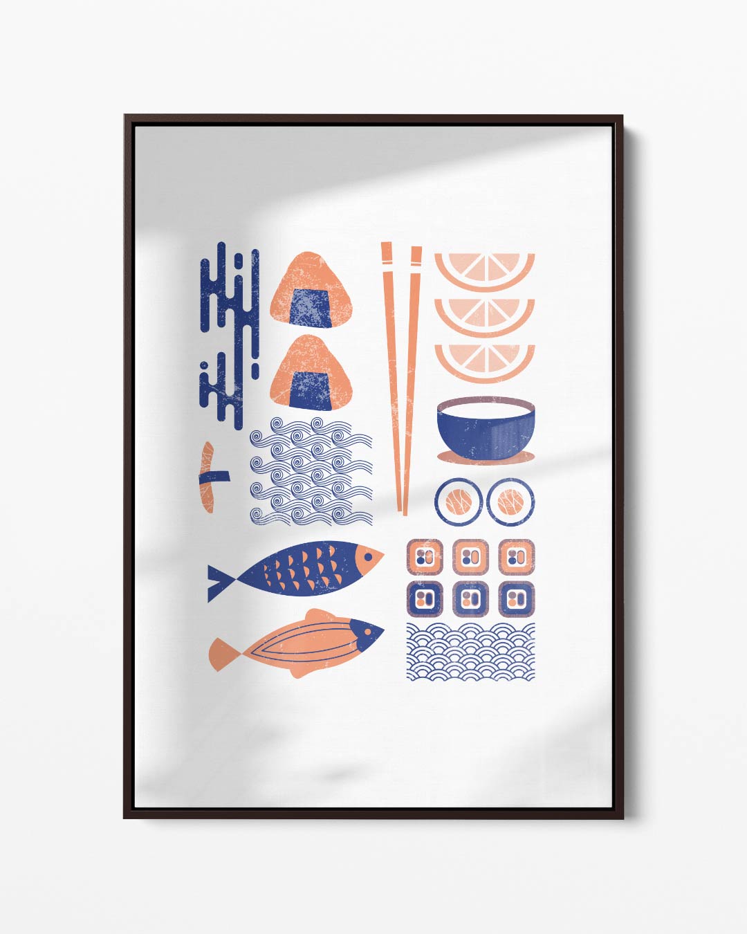 Japanse Culinaire Vormgeving Kunstwerk-canvas-dibond-plexiglas-wanddecoratie-WallArtistic
