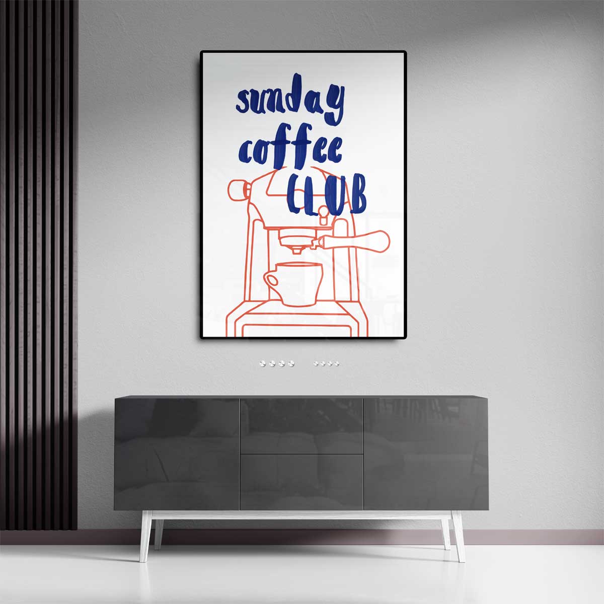 Zondag Koffie Club Poster