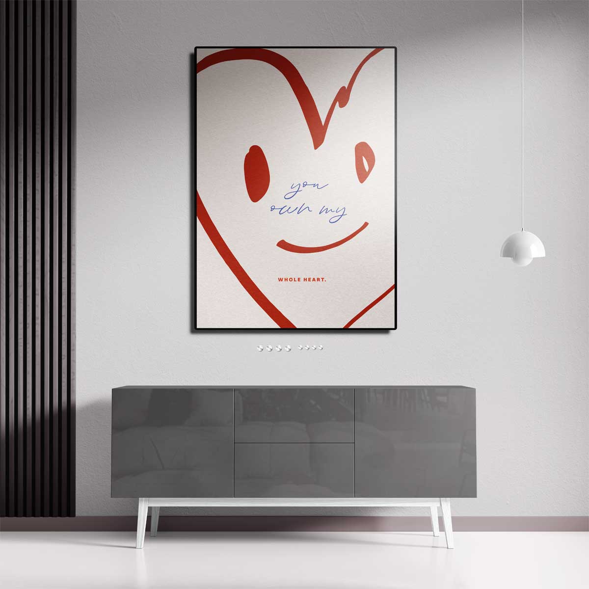 Je Brede Glimlach Kunstwerk-canvas-dibond-plexiglas-wanddecoratie-WallArtistic