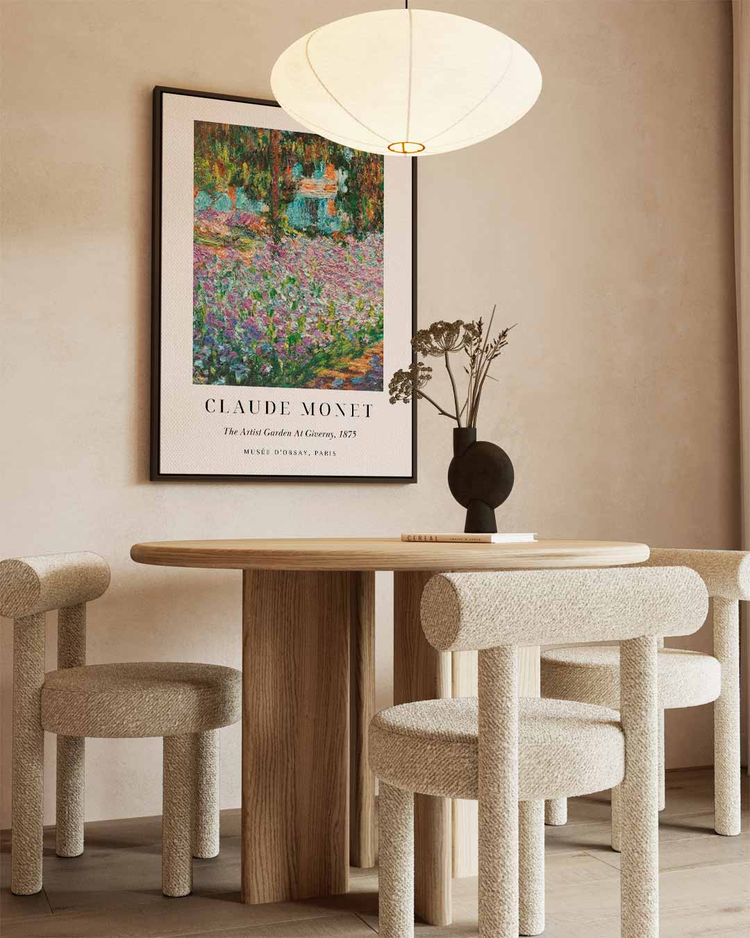 Impressionistisch Tuinlandschap Kunstwerk-canvas-dibond-plexiglas-wanddecoratie-WallArtistic