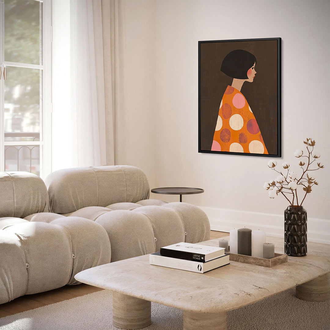 Gestileerde vrouw Kunstwerk