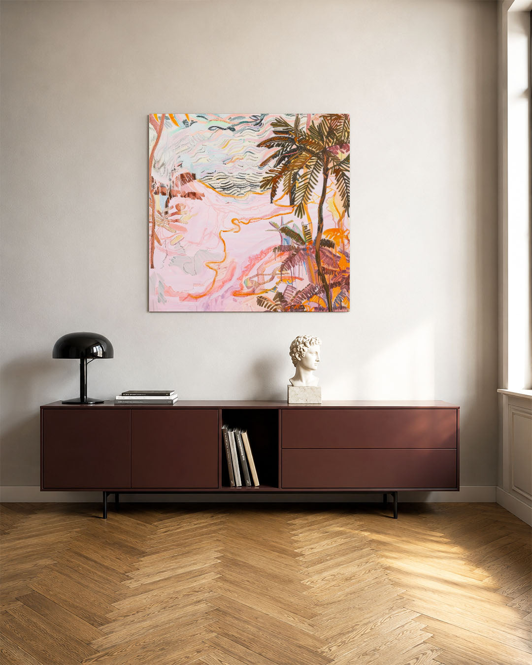 Tropische droomlandschap Kunstwerk