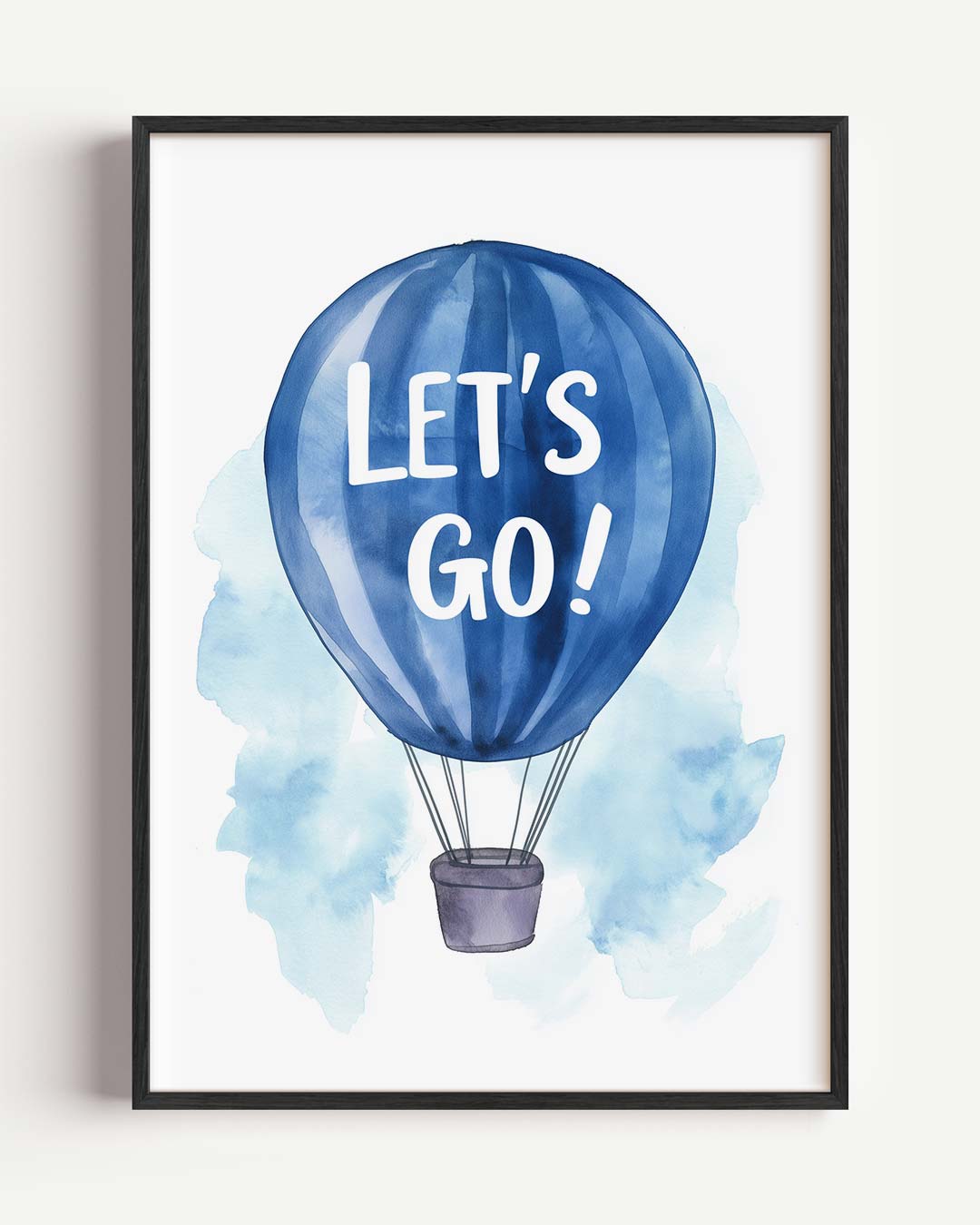 Inspirerende Luchtballon Poster