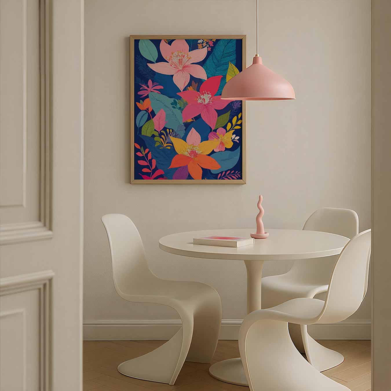 Bloemenpracht in Kleuren Poster
