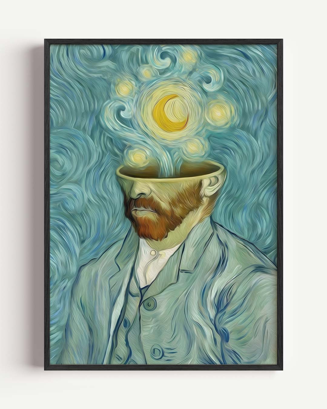 Dromerige Sterrennacht Portret Poster