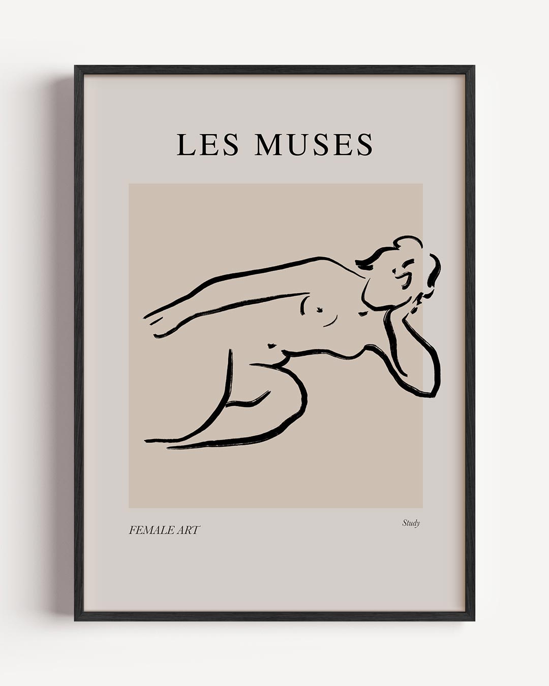 Les Muses Artistieke Poster-WallArtistic