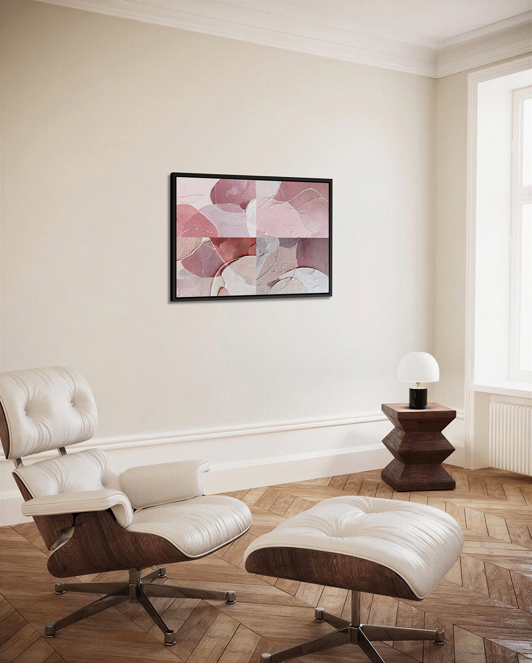 Organische vormen compositie Kunstwerk