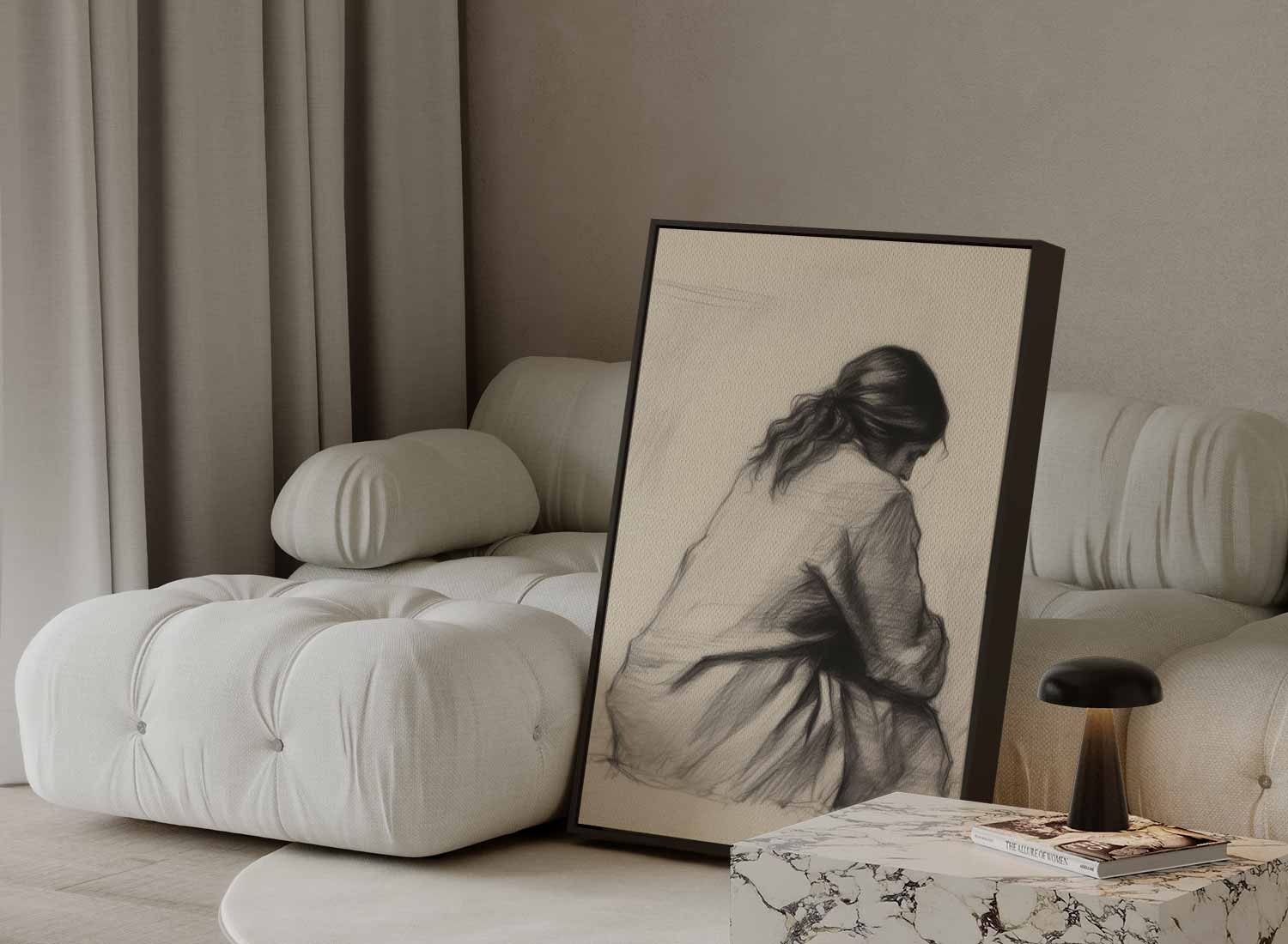 Zachte Stilte Kunstwerk-canvas-dibond-plexiglas-wanddecoratie-WallArtistic