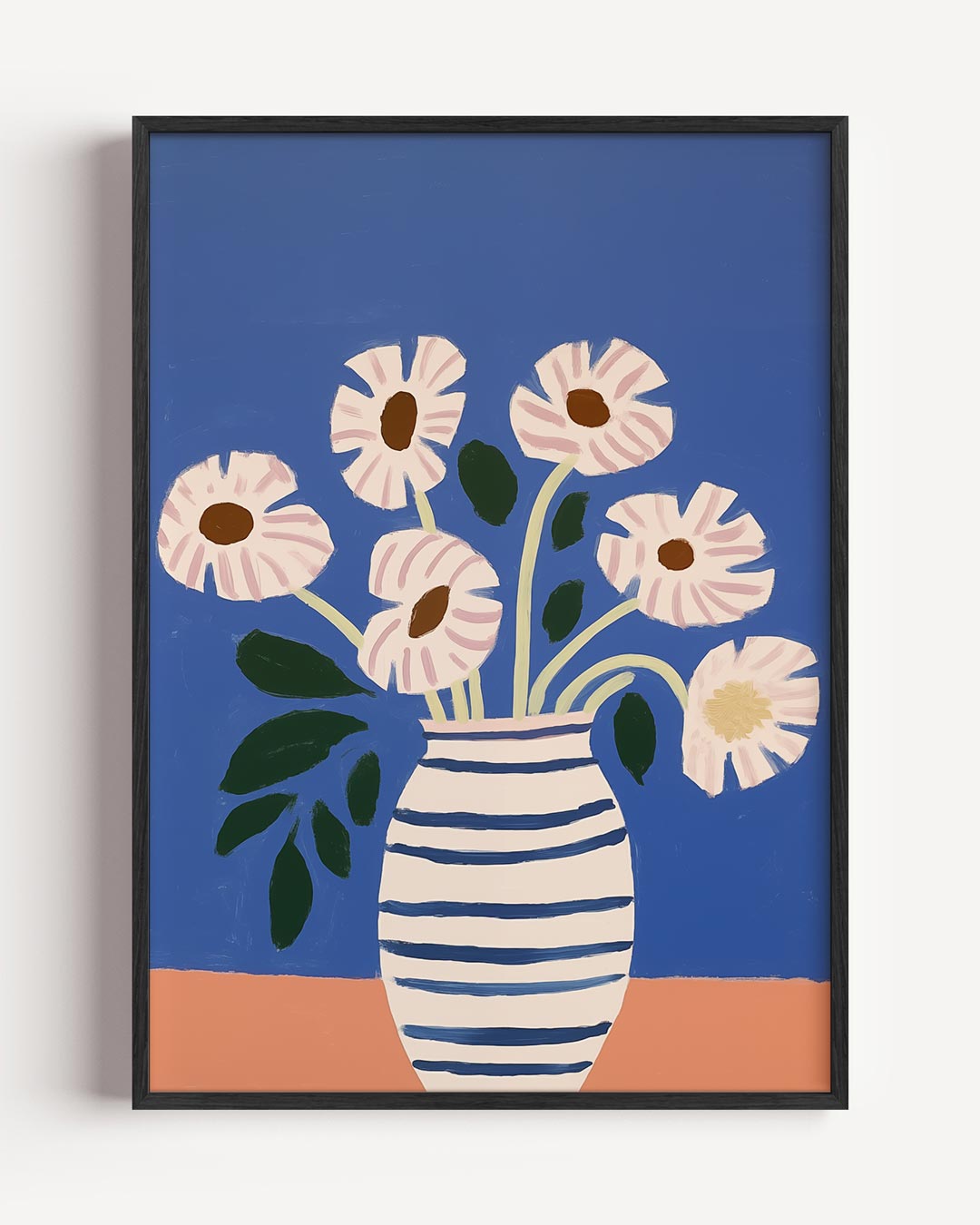 Vrolijke Bloemen in Vaas Poster-WallArtistic