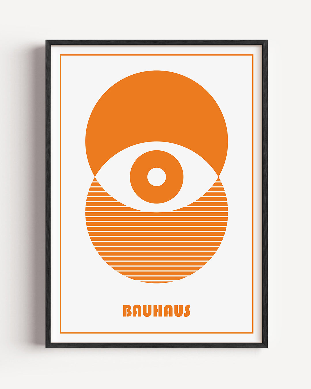 Cirkelpatroon en lijnen Poster