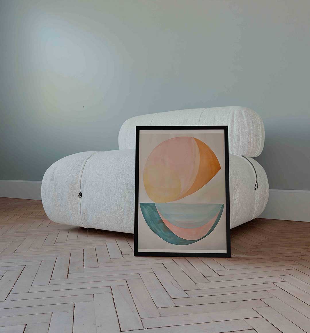 Abstracte vormen Poster
