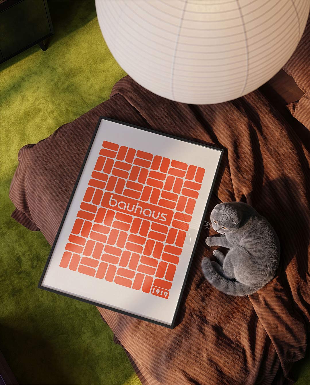Vormritme en kleur Poster