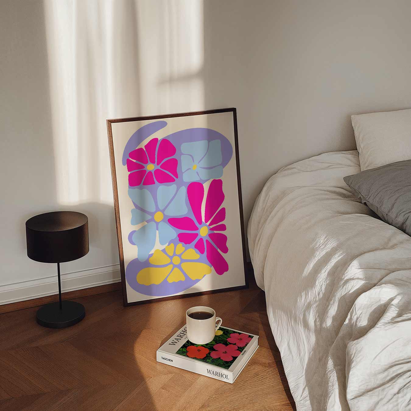 Vrolijke Bloemenpracht Poster
