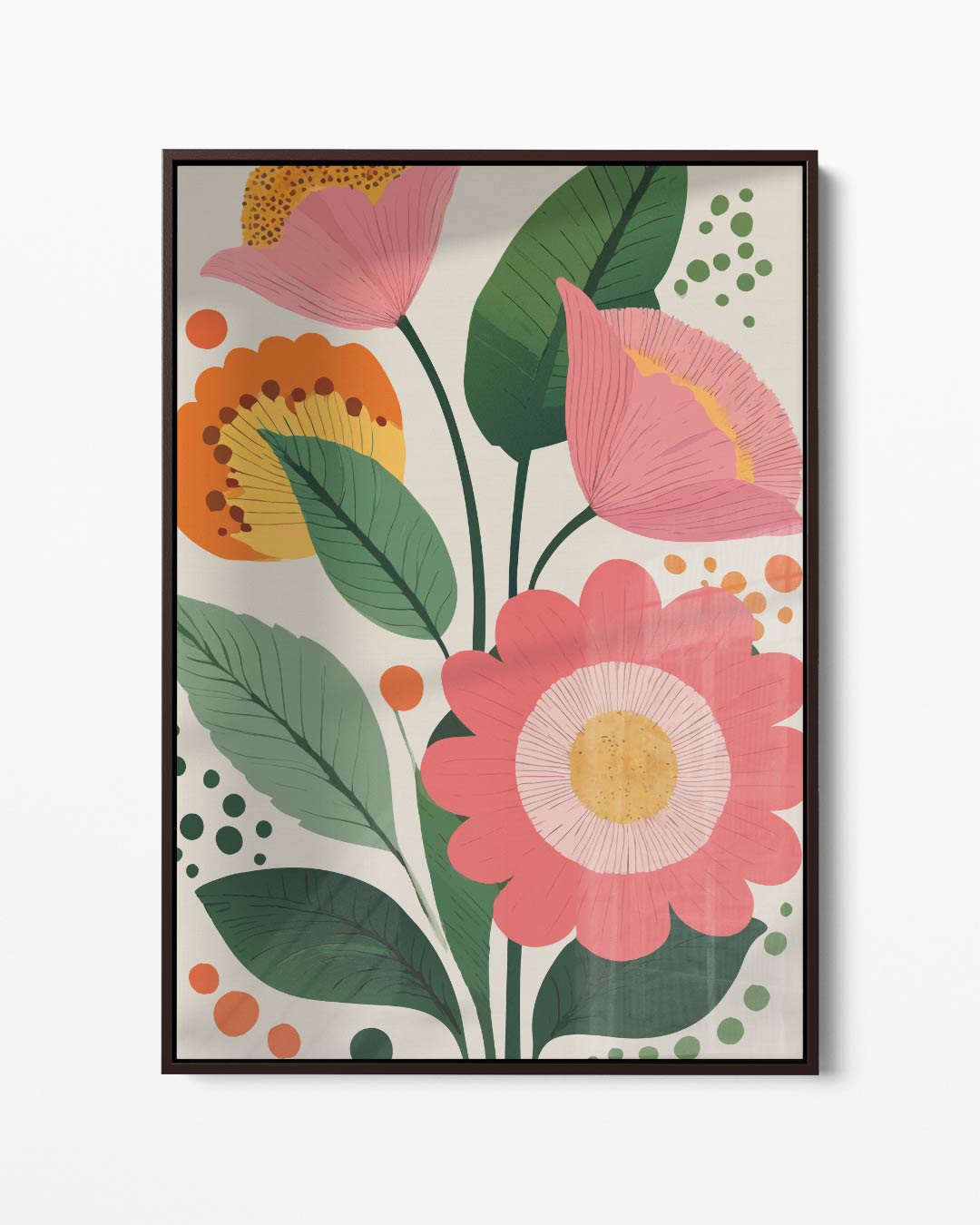 Bloemrijke Droom Kunstwerk-canvas-dibond-plexiglas-wanddecoratie-WallArtistic