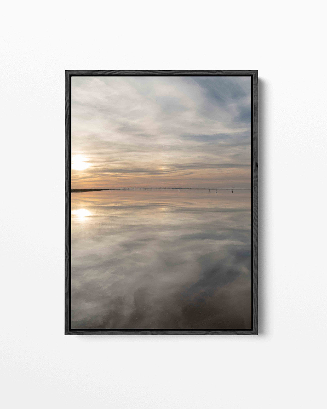 Rustige zonsondergang Kunstwerk