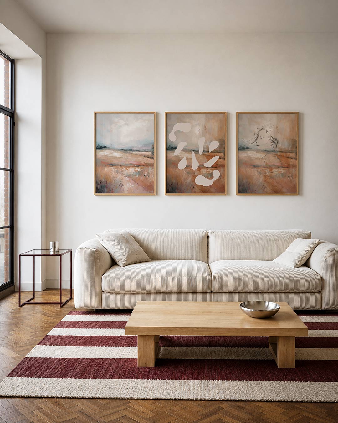 Zachte landschapstonen Posterset