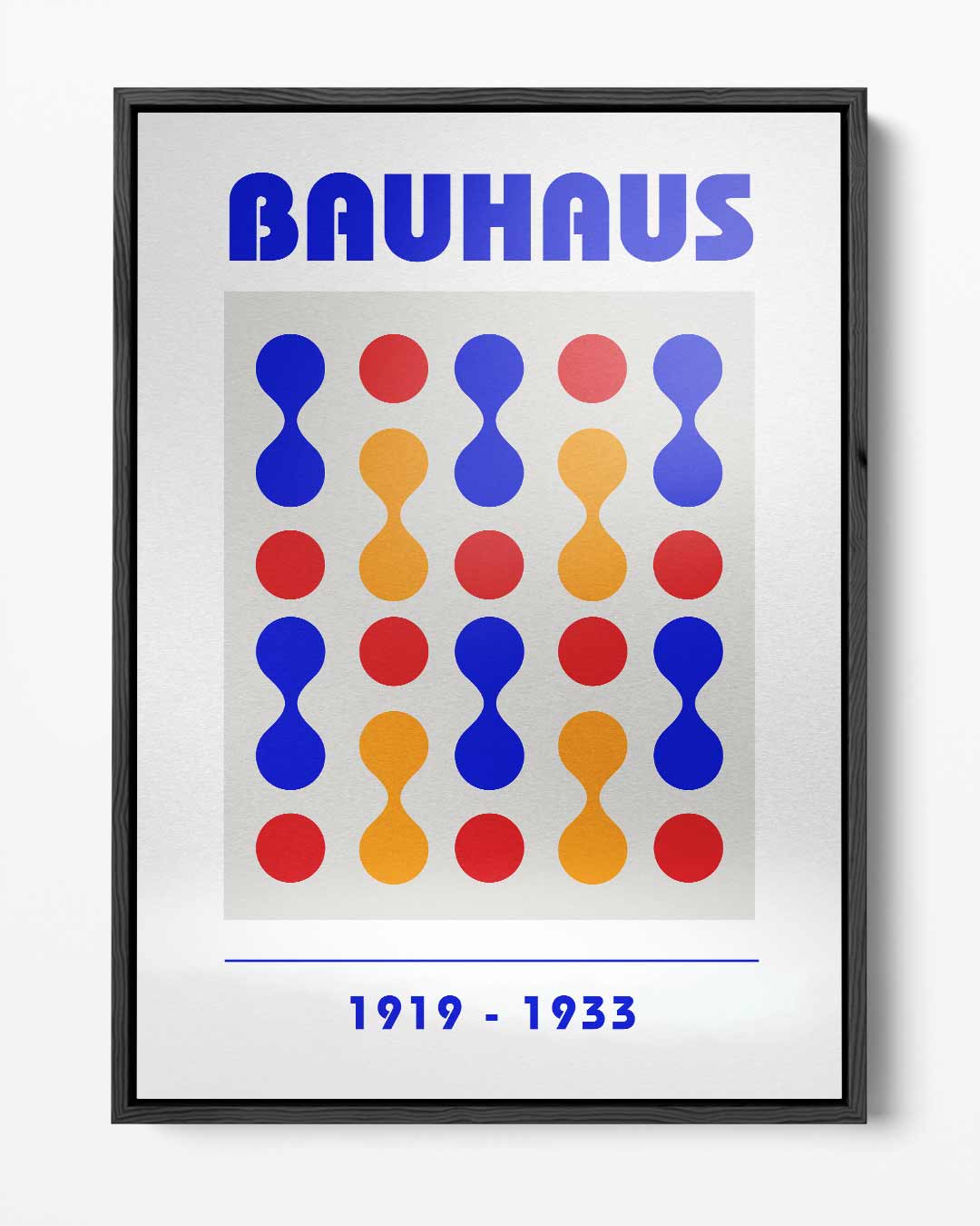 Kleurrijke Bauhaus Herinnering Kunstwerk-canvas-dibond-plexiglas-wanddecoratie-WallArtistic