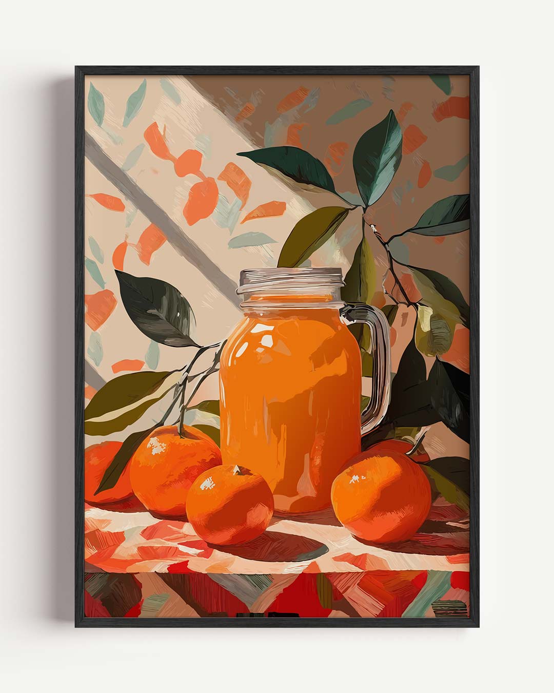 Zonnige Citrus Frisheid Poster
