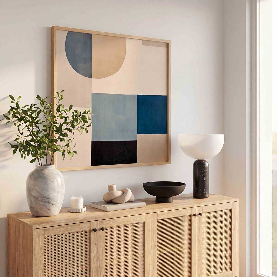 Abstracte vormen Poster