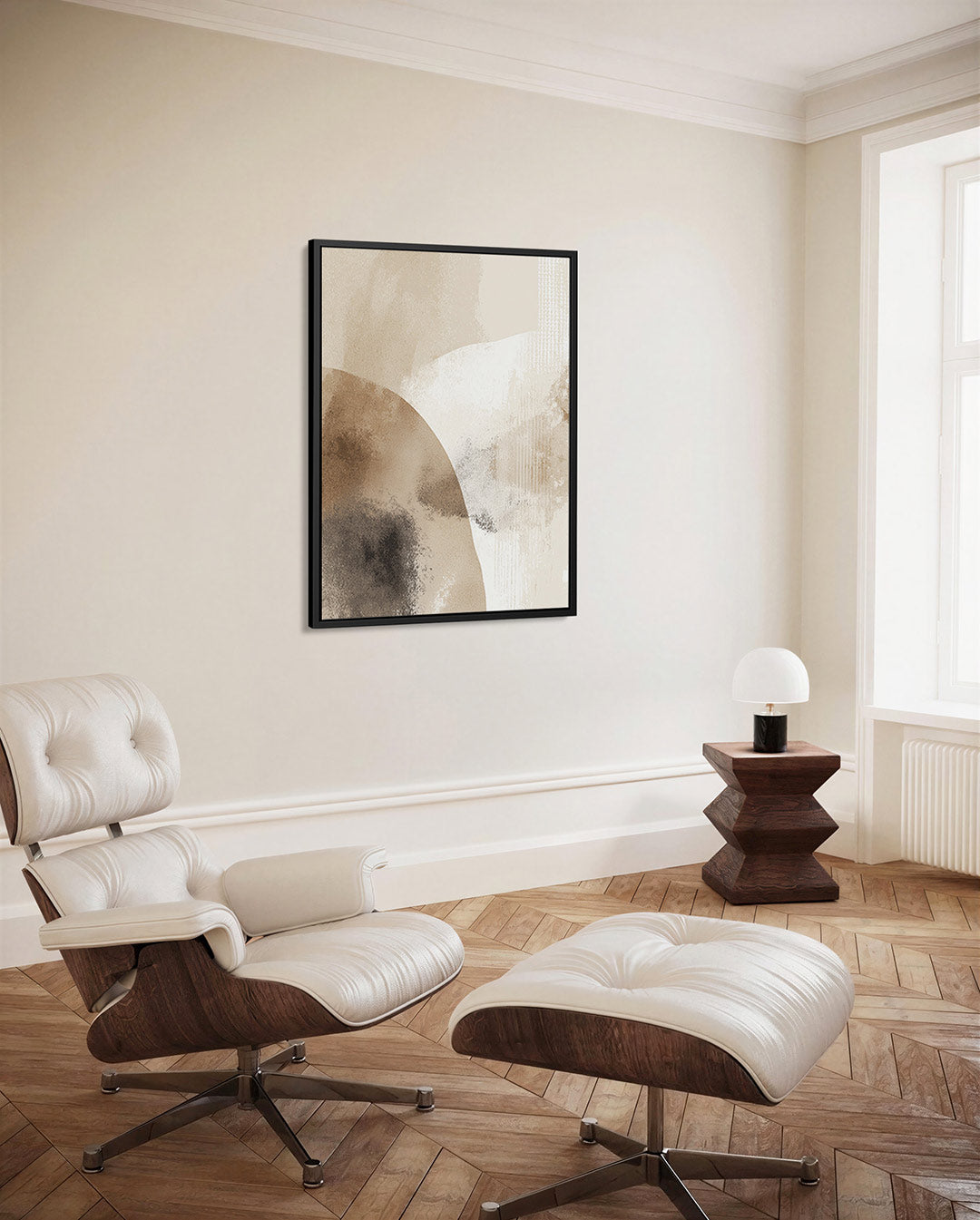 Organische vormen compositie Kunstwerk