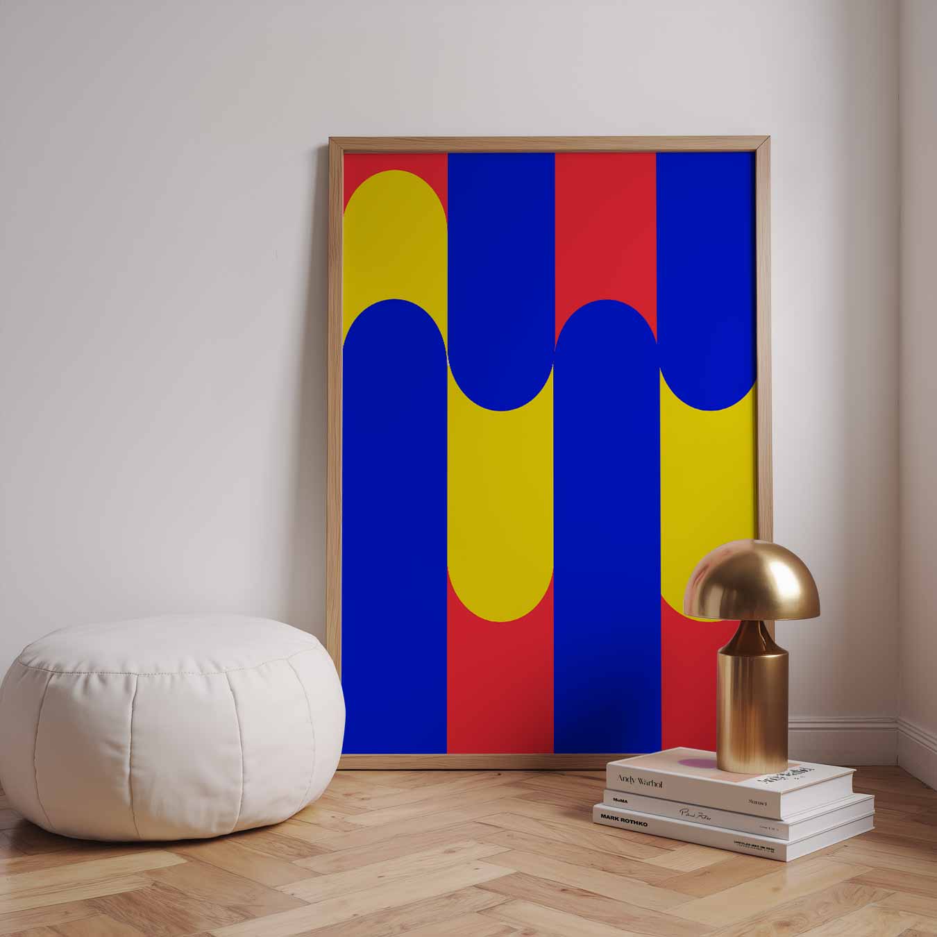 Kleurrijke Geometrische Vibes Poster