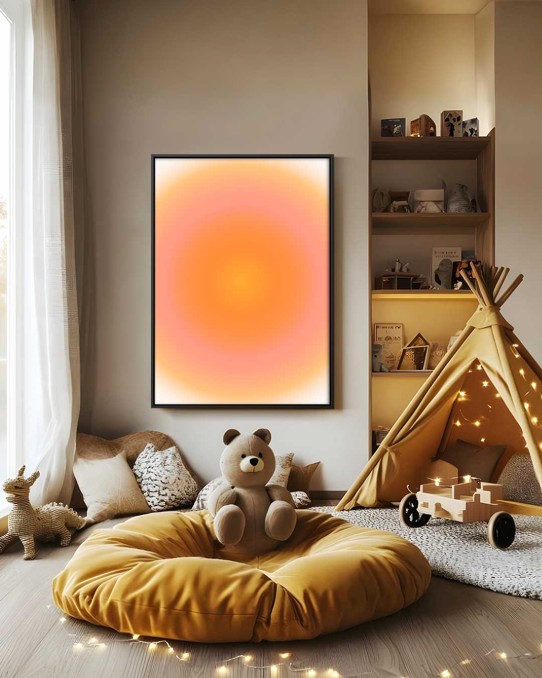Zonsopgang Vibes Kunstwerk-canvas-dibond-plexiglas-wanddecoratie-WallArtistic