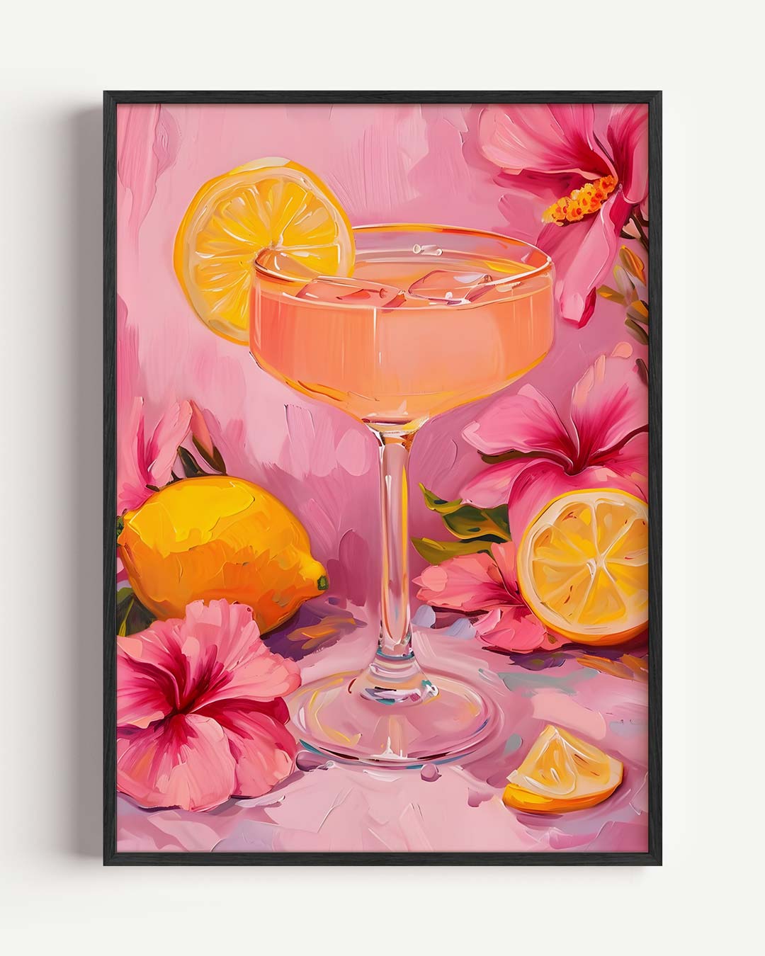 Zomerse Cocktailbeker Poster