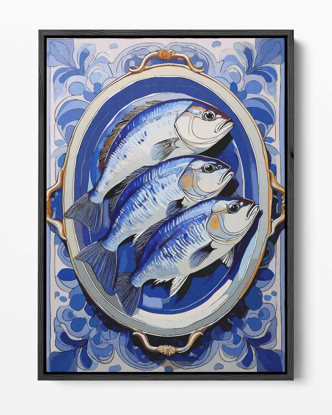 Blauwvis Vibes Kunstwerk-canvas-dibond-plexiglas-wanddecoratie-WallArtistic