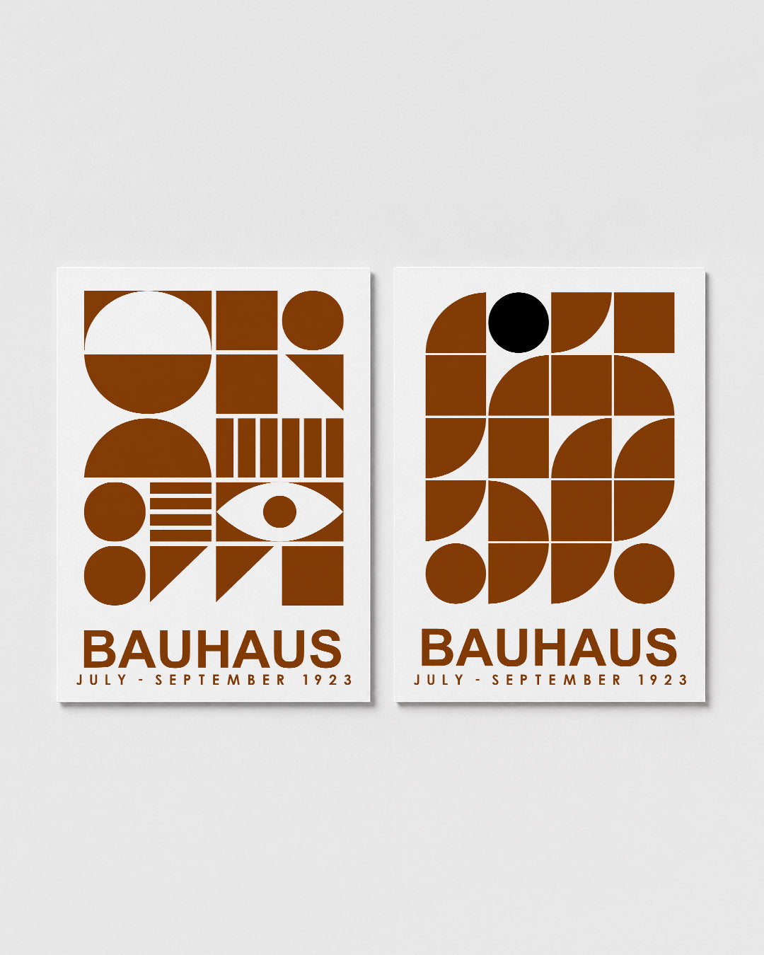 Vormen en vlakken Posterset