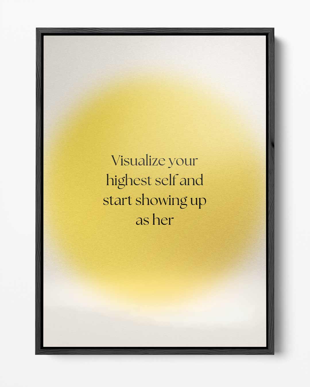Inspirerend zelfportret quote Kunstwerk-canvas-dibond-plexiglas-wanddecoratie-WallArtistic