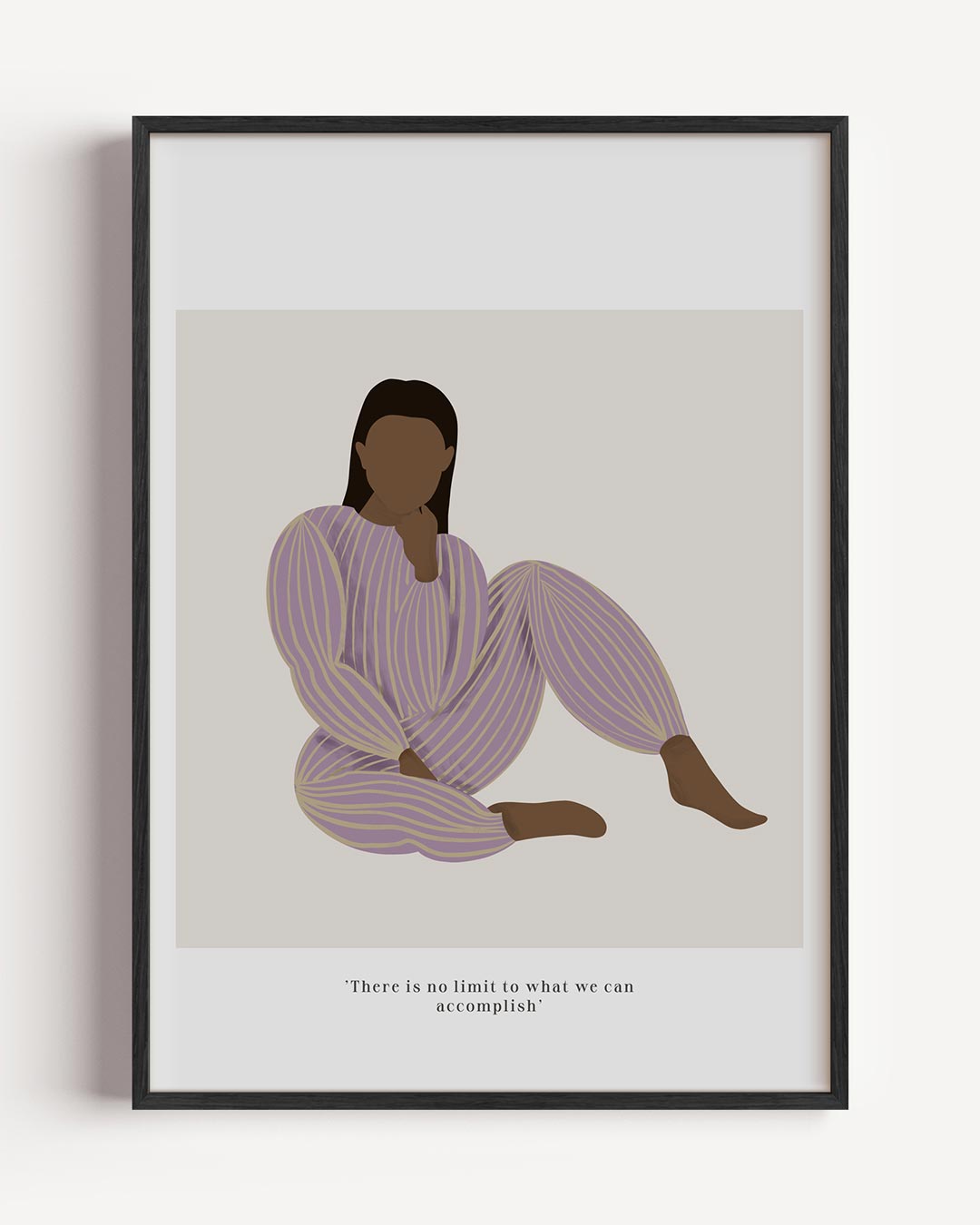 Inspirerende Vrouwelijke Kracht Poster-WallArtistic