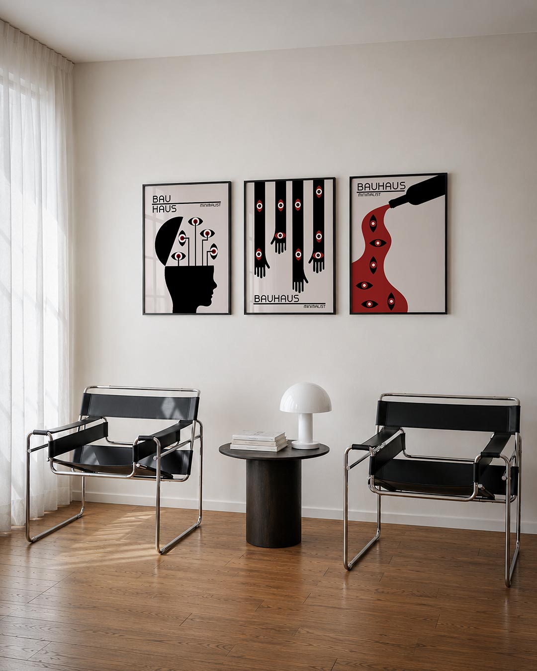 Ooglijnenspel Posterset